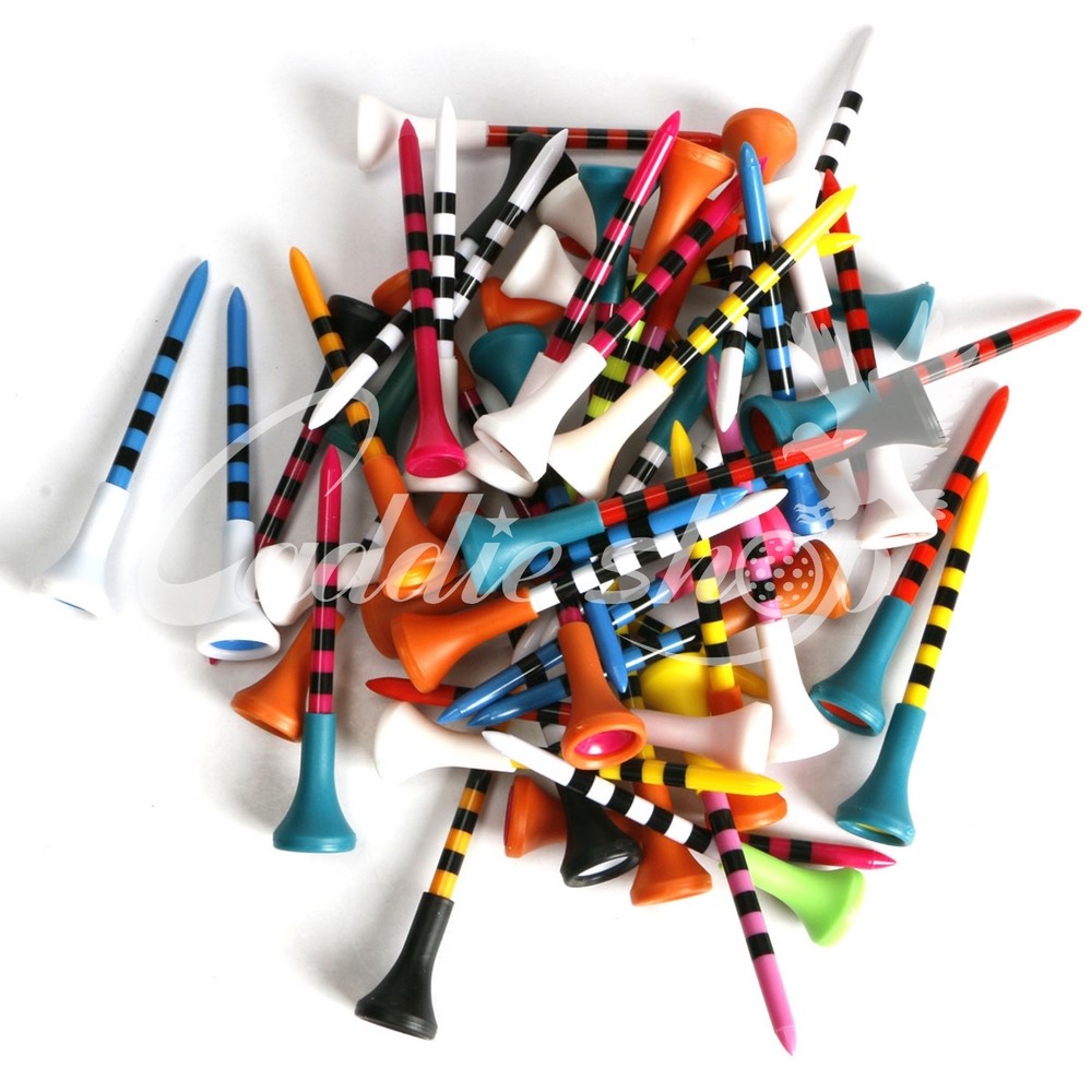 플라스틱 눈금티 골프티 꽂이 드라이버 티샷 골프핀 70mm