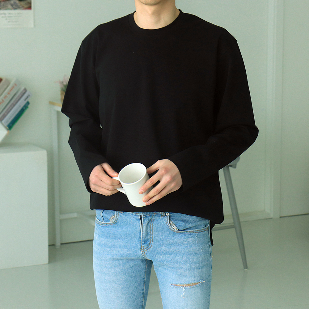 남자긴팔티 분또 이너 레이어드 티셔츠 이미지 4