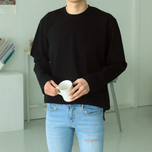 남자긴팔티 분또 이너 레이어드 티셔츠 착용 후기 | 사이즈/핏 총정리 - 상품 이미지 4