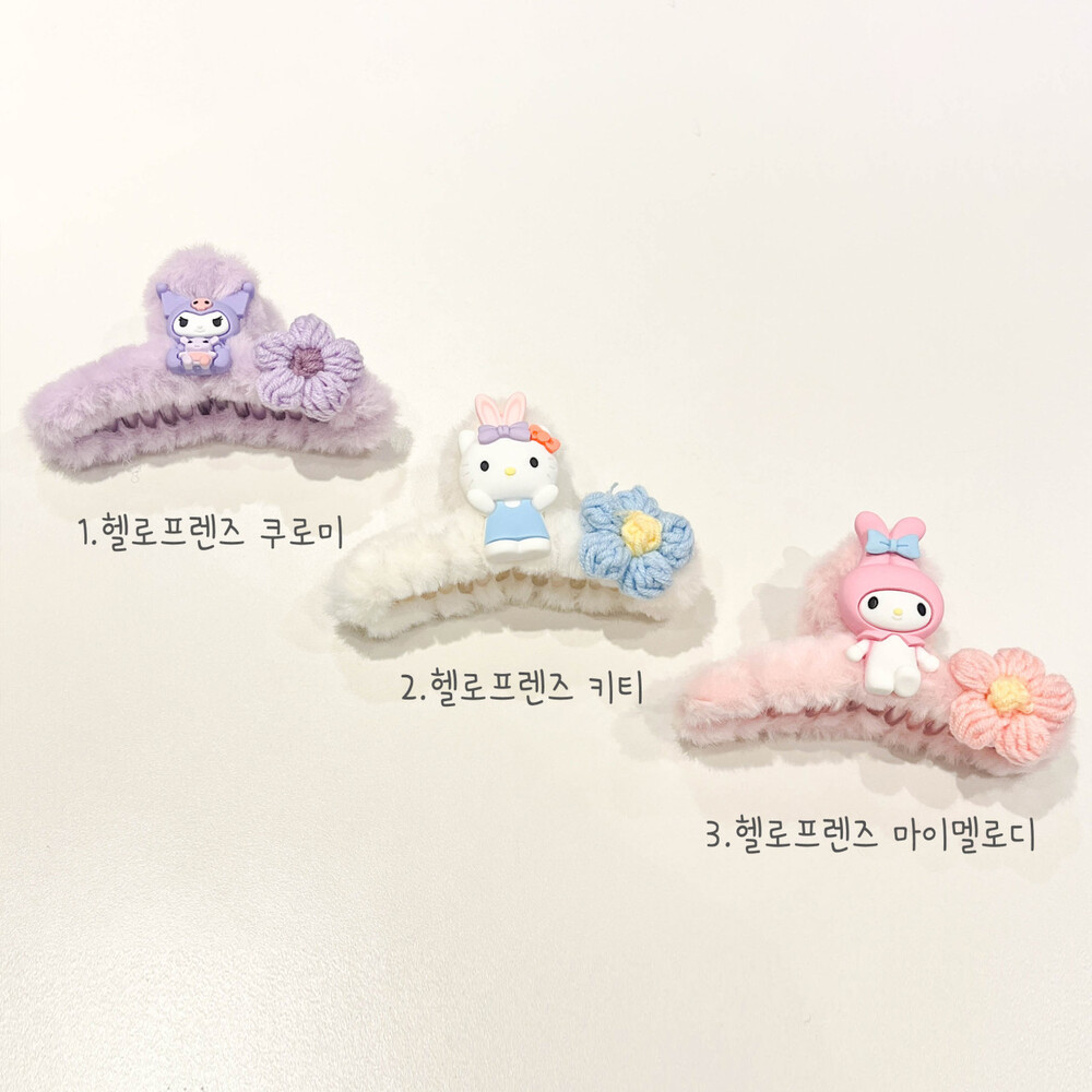 1+1 (선택컬러)+(랜덤 발송) 올림머리 헤어집게핀 - 상세 이미지 2