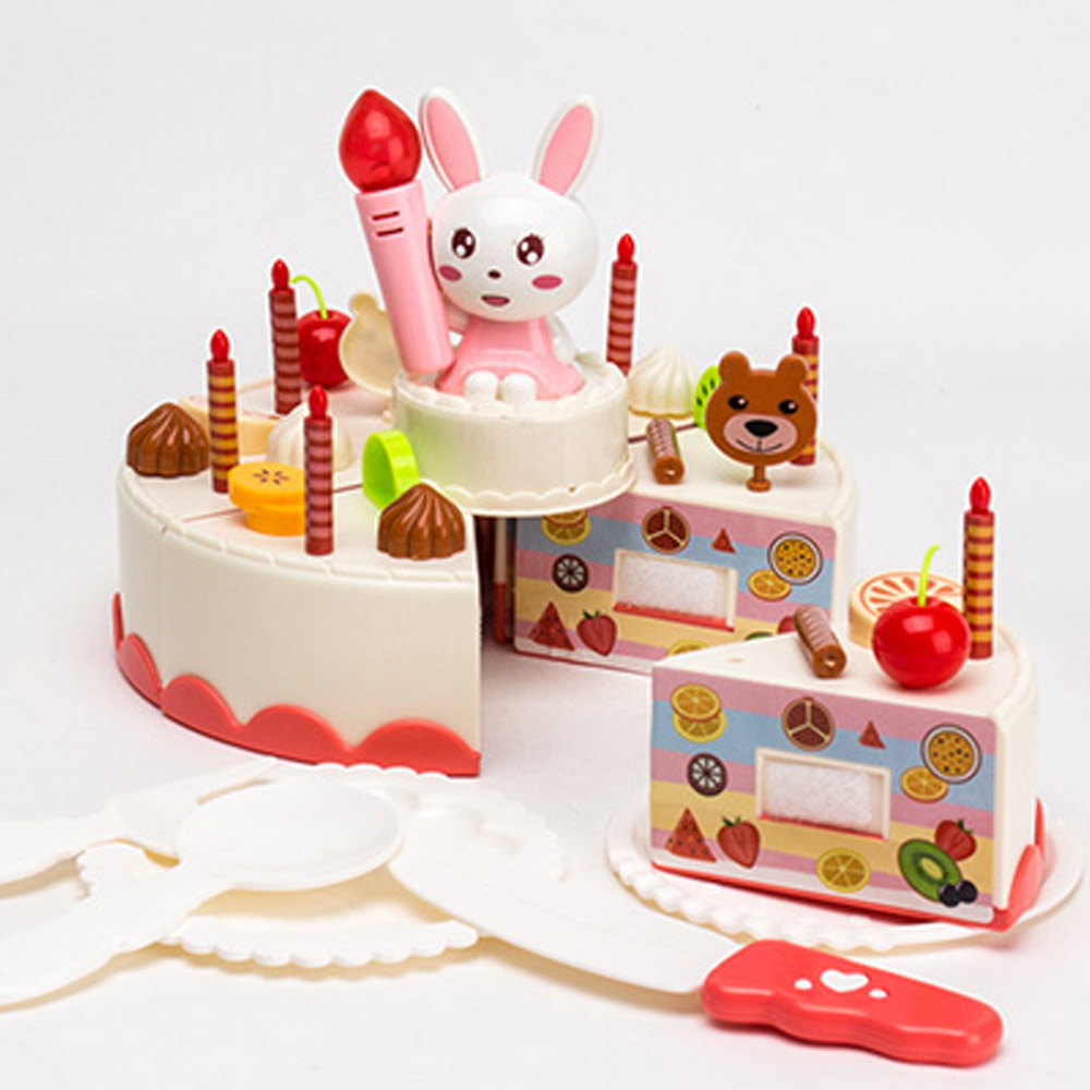 토이랩 토끼생일케익 멜로디완구 소꿉놀이 - 상품 이미지