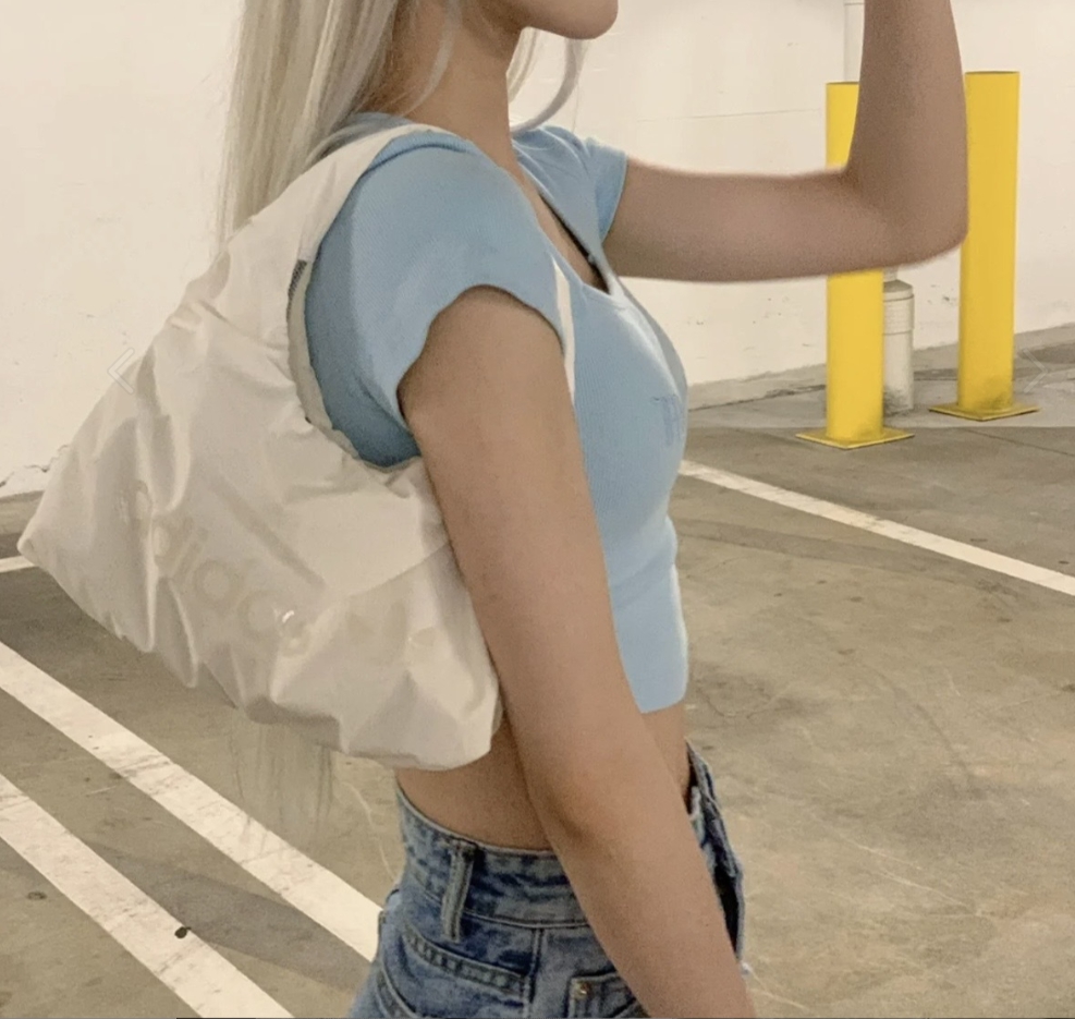 아디다스 오리지널 스몰 숄더백 화이트 HK0158, 블랙 HK0154, 새틴 블랙 IB9048 이미지 6