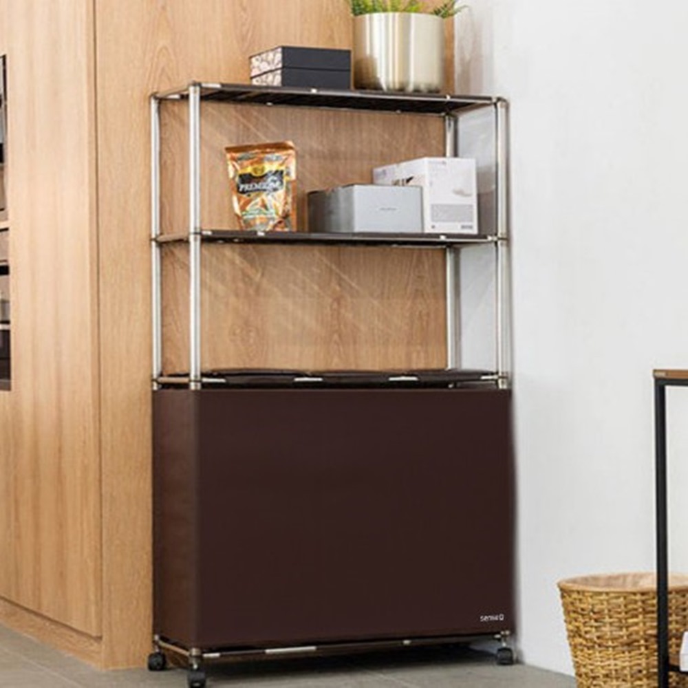 재활용분리수거함 대용량 쓰레기 가정용 분리수거함 3단 분리수거트롤리