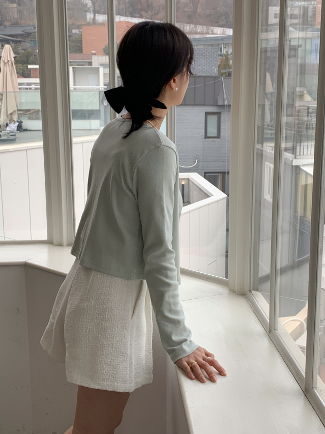 🌸봄가디건💕URBANE MADE💕 폰드 크롭 가디건 나시세트 (6c)/데일리룩/데이트룩/출근룩 상세 이미지 87