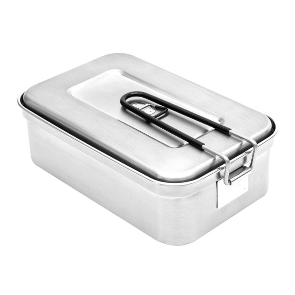 탑앤탑반합 캠핑냄비 군용반합 스테인레스 실버