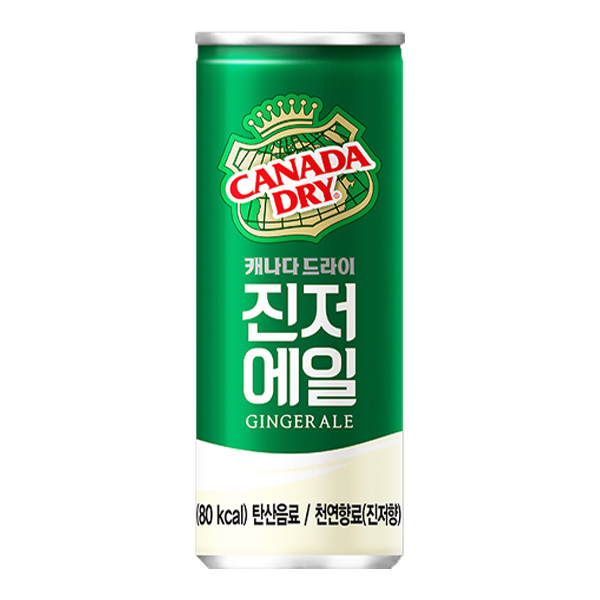 [도매] 캐나다드라이 진저에일 토닉워터 250ml 각10개 20캔세트 캔음료 음료수 이미지 3
