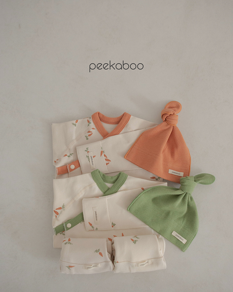 24가을 당근배냇세트 피카부 (newborn) - 상품 이미지