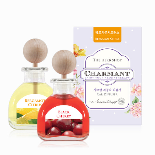 더허브샵 샤르망 자동차 방향제 50ml : 그린그라