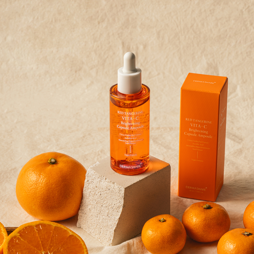 더마쉐어 레드향 비타씨 브라이트닝 캡슐 세럼 미백 기미 보습 주름케어 영양 앰플 50mL - 상세 이미지 3