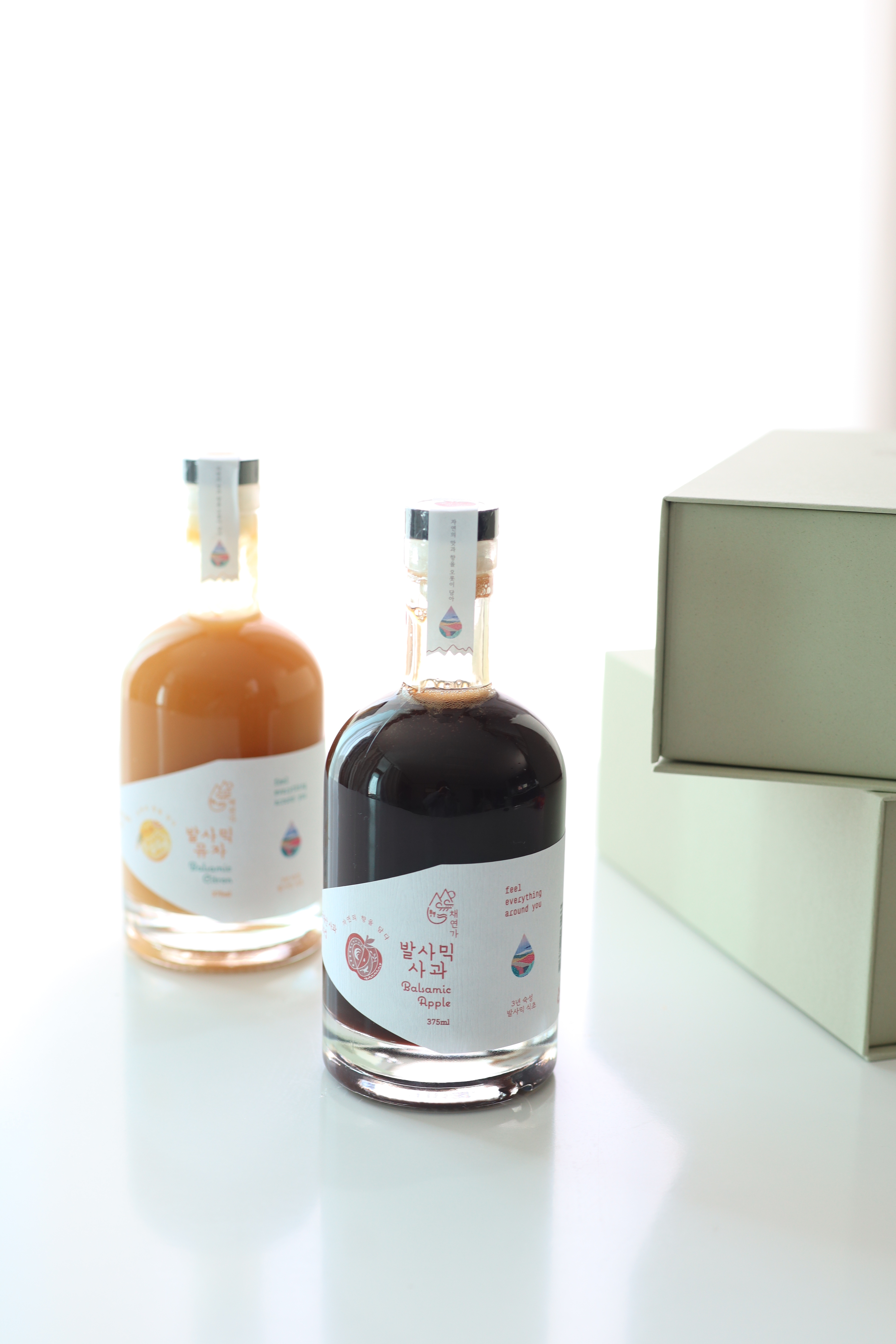 채연가 발사믹식초 사과발사믹 유자발사믹 375ml