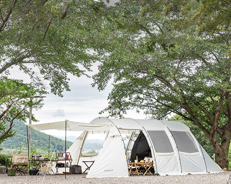 코베아 몬스터 카키 텐트 풀세트 터널형