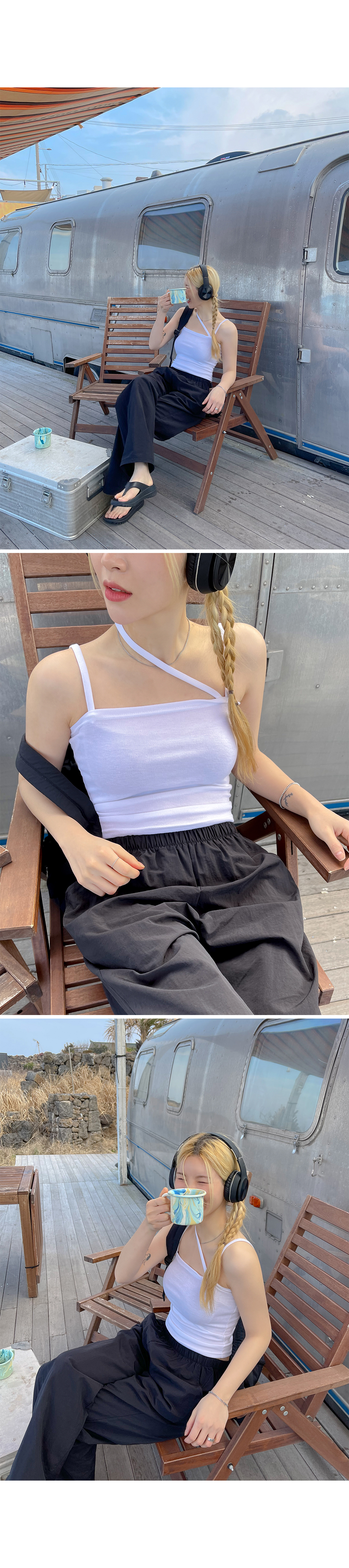 [2천장돌파][MADE] 빅사이즈 S-4XL 데어린 나일론 밴딩 통팬츠 휴양지 룩 상세 이미지 27