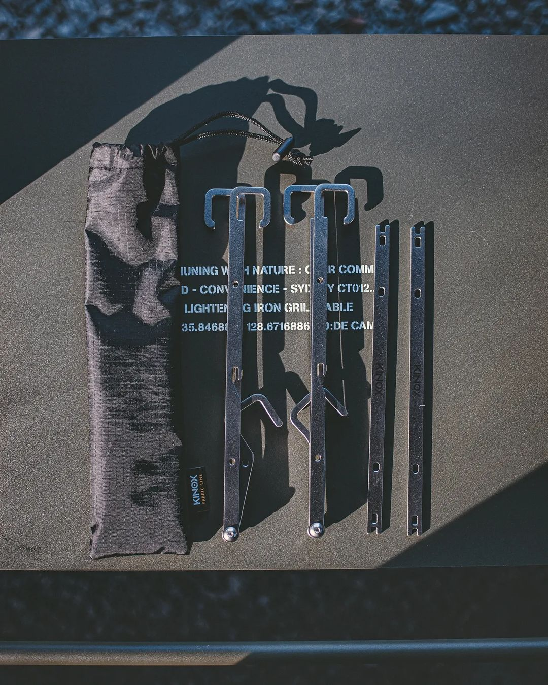 키녹스 캠핑 바스켓 스텐 행어 옷걸이 (2in1) 보관가방포함