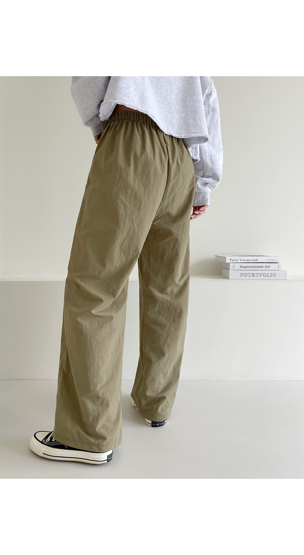 [2천장돌파][MADE] 빅사이즈 S-4XL 데어린 나일론 밴딩 통팬츠 휴양지 룩 상세 이미지 63