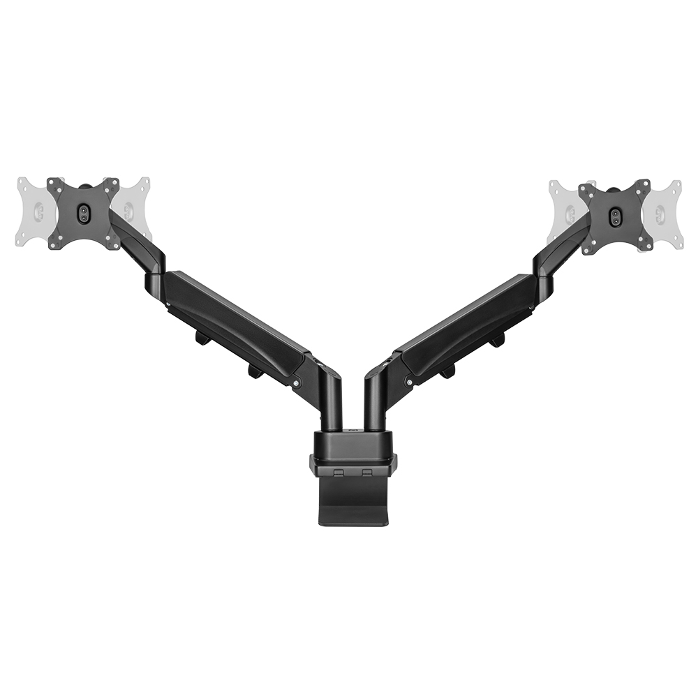 루나랩 벽면밀착 스페이스 세이빙 듀얼 모니터암 거치대