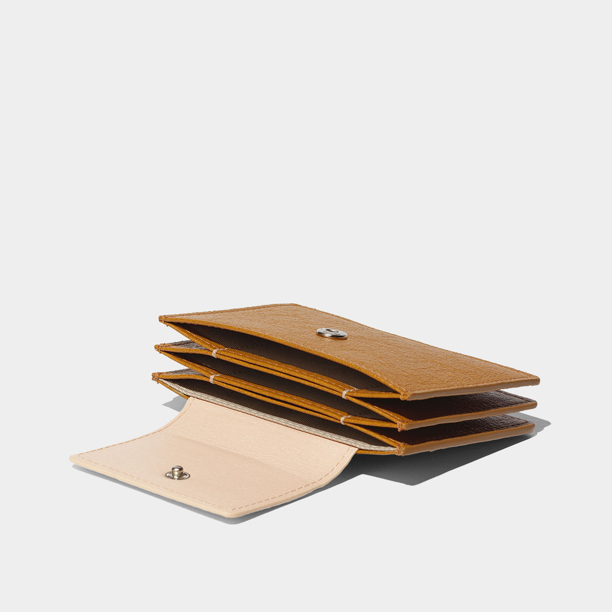 세미 플립 카드지갑/Sami Flip Card Wallet [Camel Pink] - 상세 이미지 4