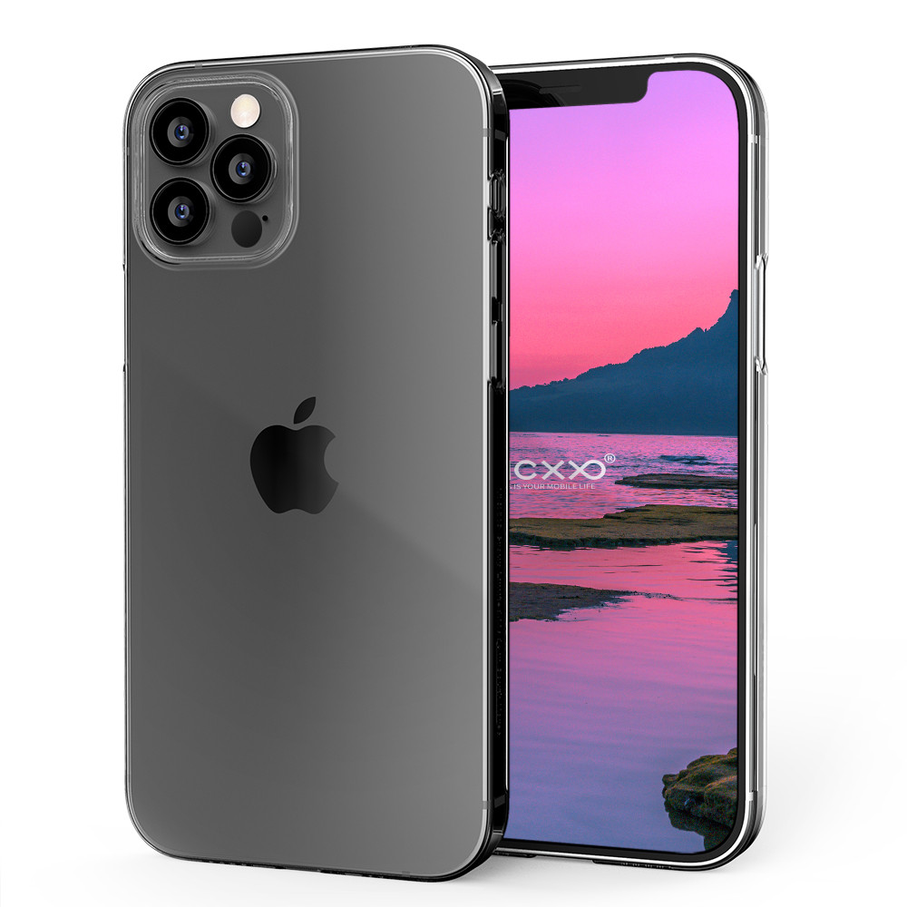 빅쏘 초슬림 변색없는 클리어 케이스 투명, 아이폰12 프로 맥스 - 상품 이미지