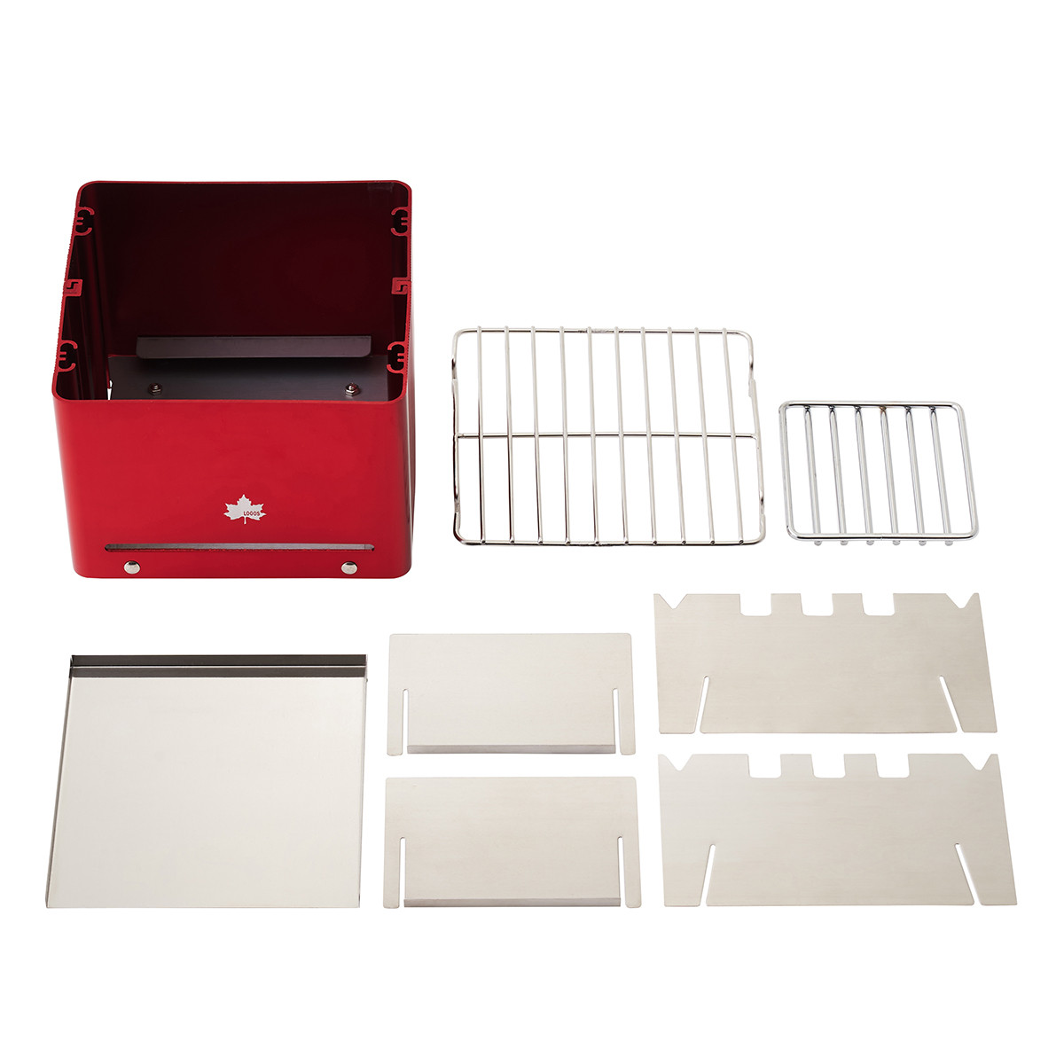 로고스 큐브 미니 그릴 캠핑 바베큐 화로대 불멍 접이식 숯불 경량 솔로스토브