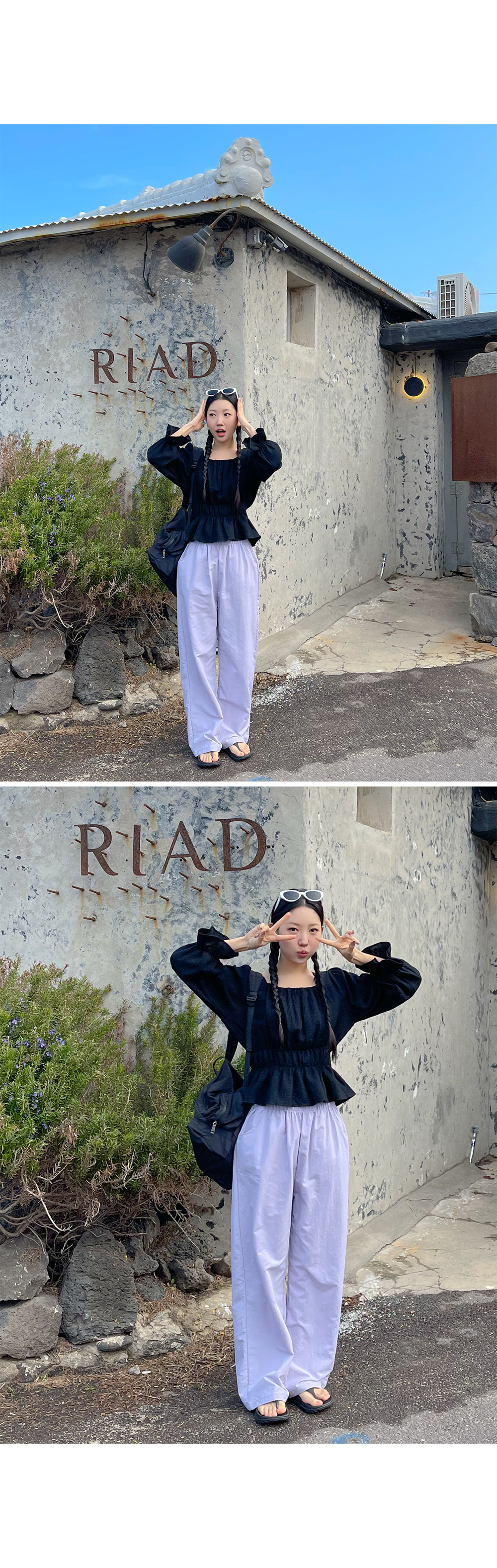 [2천장돌파][MADE] 빅사이즈 S-4XL 데어린 나일론 밴딩 통팬츠 휴양지 룩 상세 이미지 24