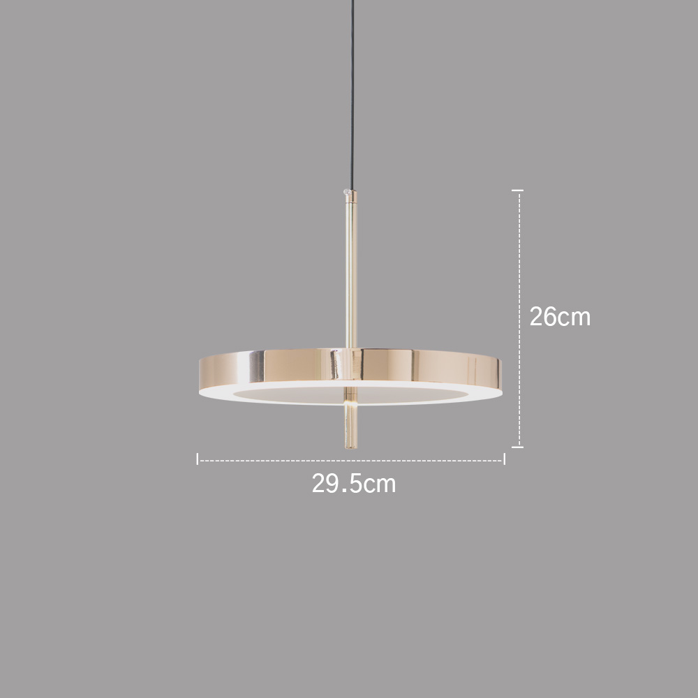 LED 식탁조명 식탁등 골드링 20W 인테리어 카페조명 - 상세 이미지 4