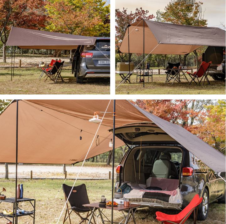 코베아 투어링 카 타프 카니발 차량 호환 어닝 도킹 차박