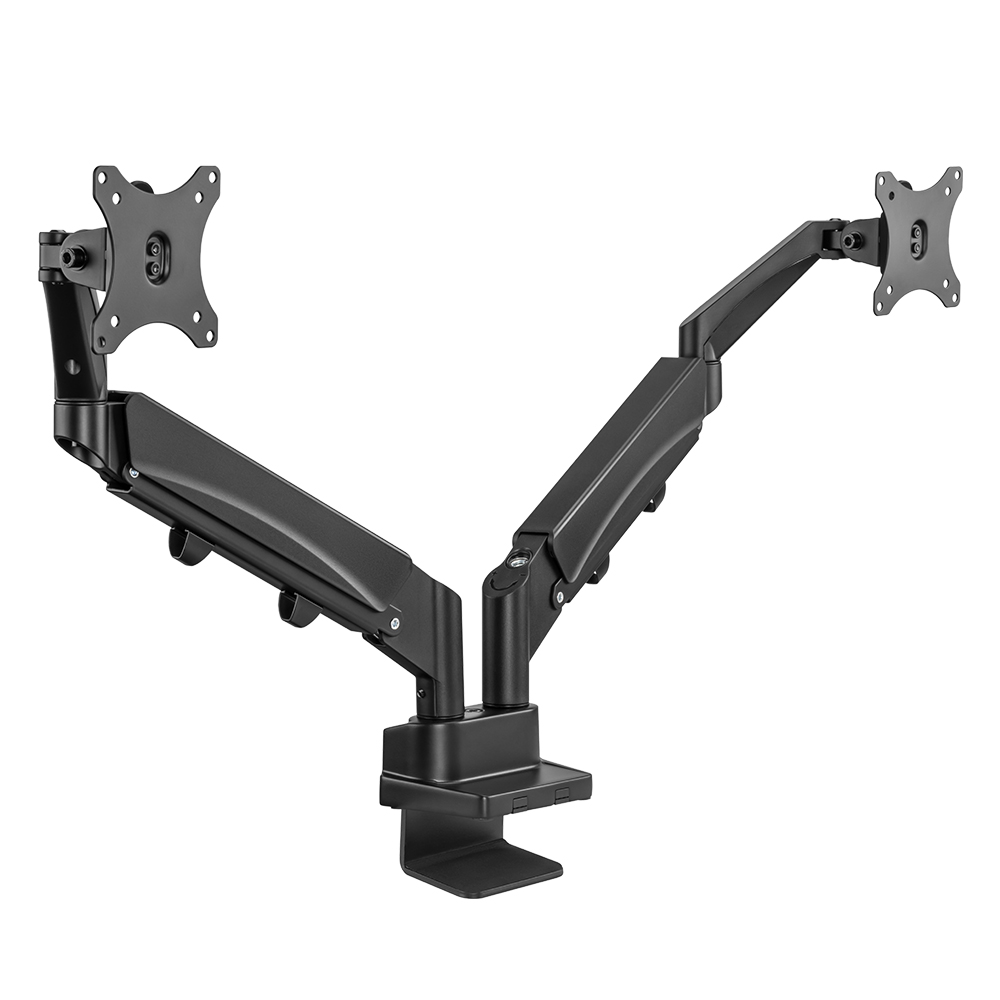 루나랩 벽면밀착 스페이스 세이빙 듀얼 모니터암 거치대