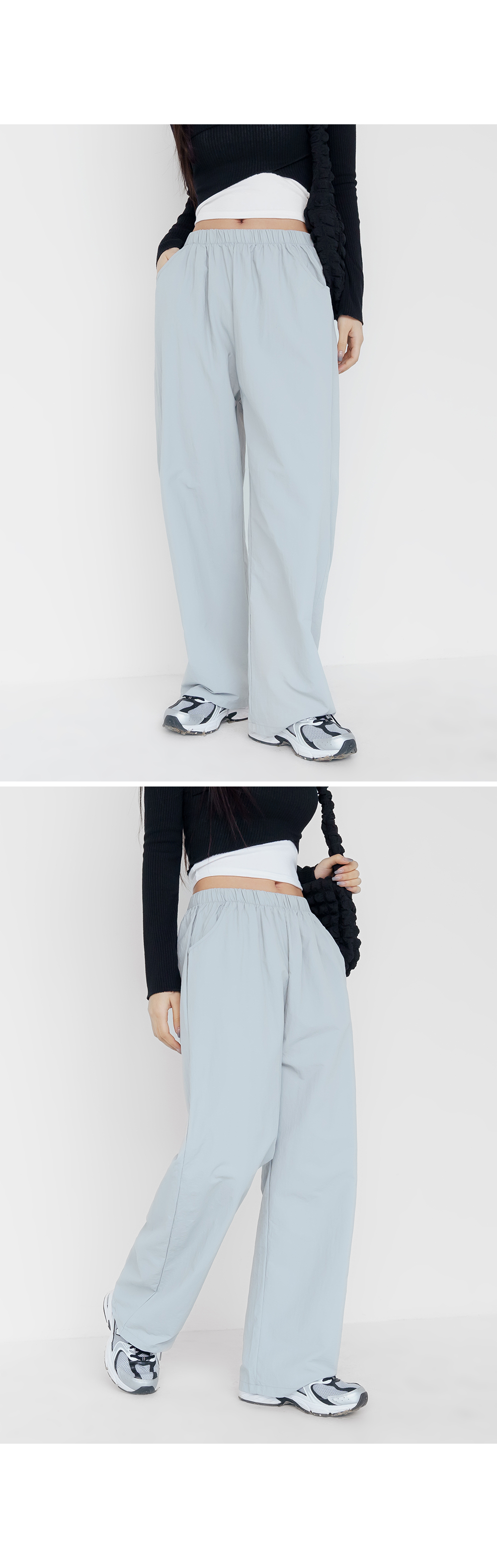 [2천장돌파][MADE] 빅사이즈 S-4XL 데어린 나일론 밴딩 통팬츠 휴양지 룩 상세 이미지 38