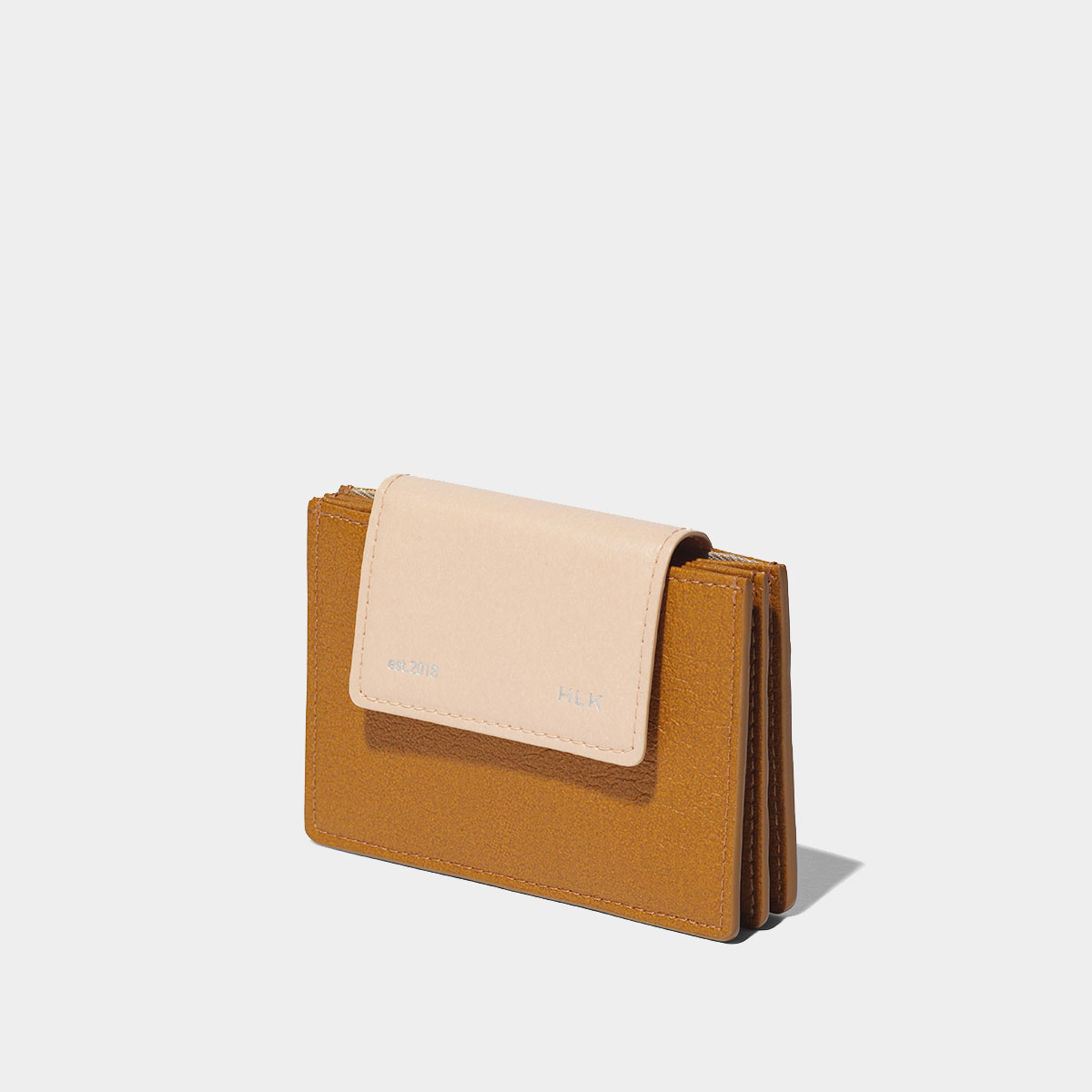 세미 플립 카드지갑/Sami Flip Card Wallet [Camel Pink] - 상세 이미지 3