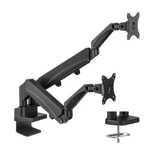 루나랩 벽면밀착 듀얼 모니터암 이미지 1