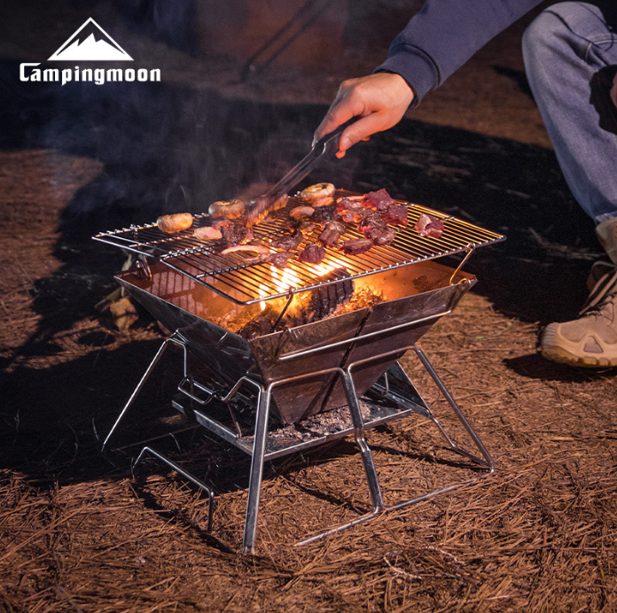 캠핑문 접이식 숯불 화로 M 3~4인용 MT-2