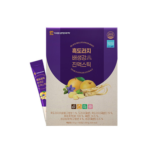 흑도라지 배생강 진액스틱 10g x 100포 제품 이미지