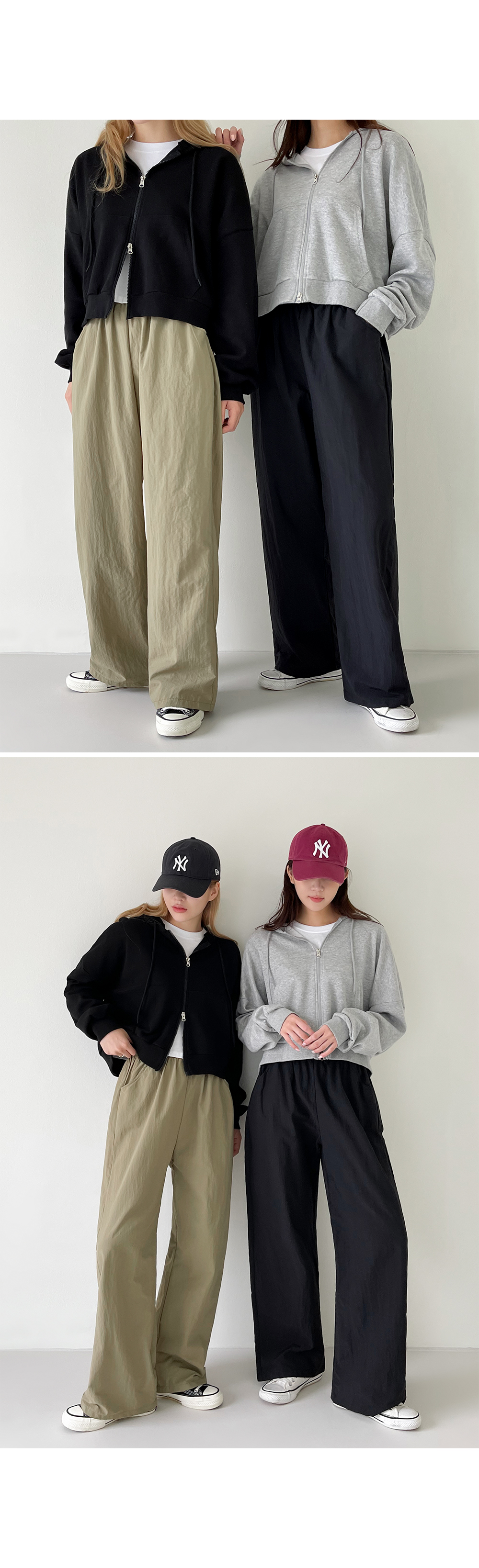 [2천장돌파][MADE] 빅사이즈 S-4XL 데어린 나일론 밴딩 통팬츠 휴양지 룩 상세 이미지 50