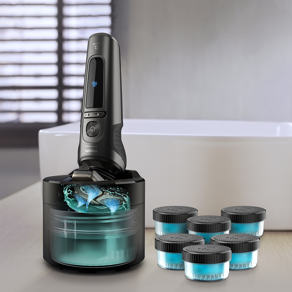 필립스 면도기 세정액 세척액 6개입 CC16/51