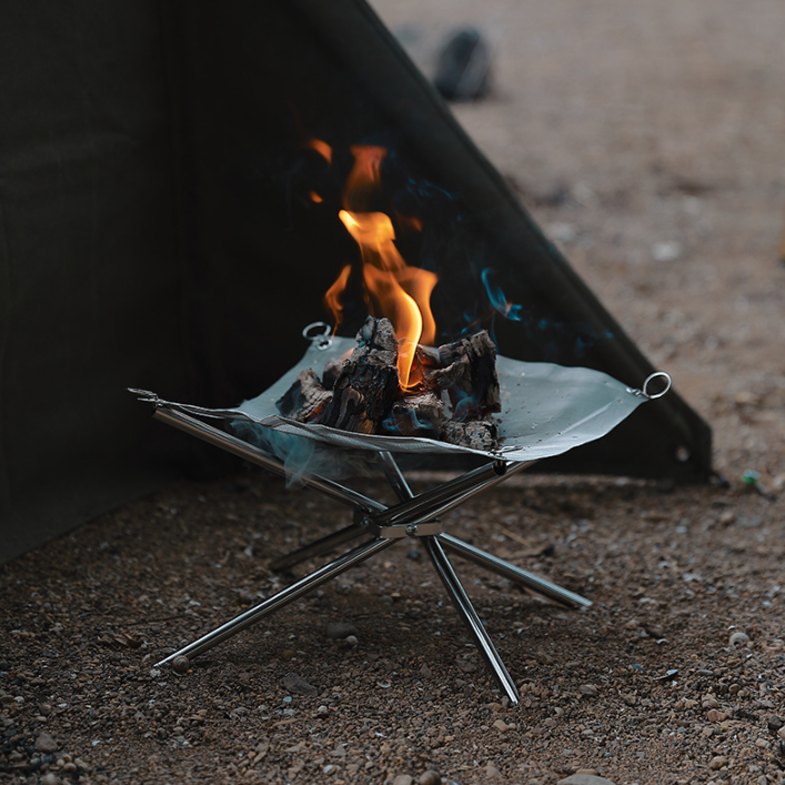 모닥불 솔로 캠프 메쉬 화로 미니 MT-012