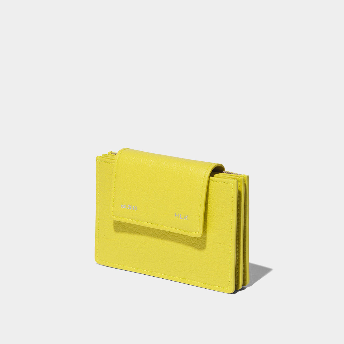세미 플립 카드지갑 / Sami Flip Card Wallet [Lemon Yellow] - 상세 이미지 3