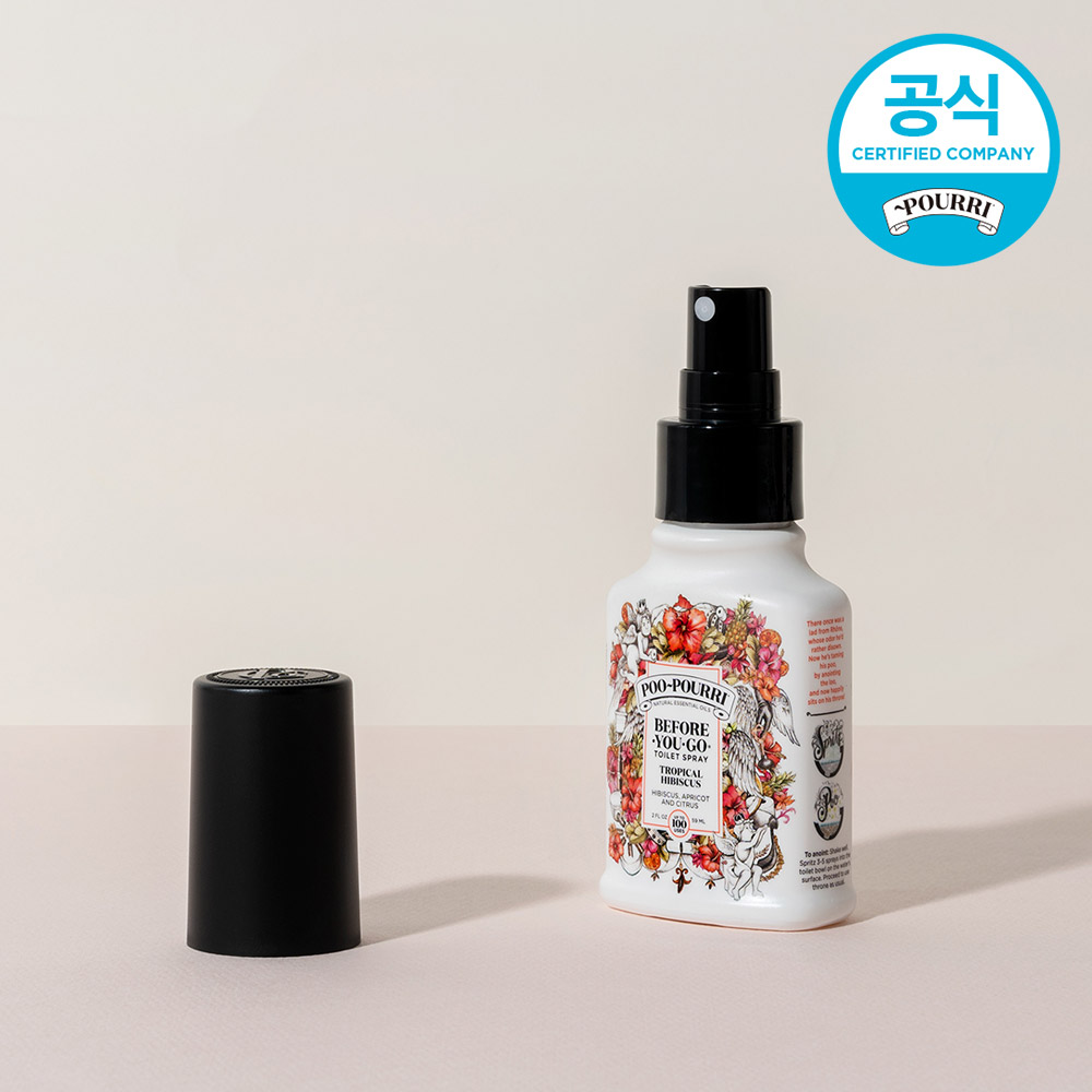 푸푸리 프리미엄 토일렛 퍼퓸 트로피칼 히비스커스, 59ml, 1개 이미지 2