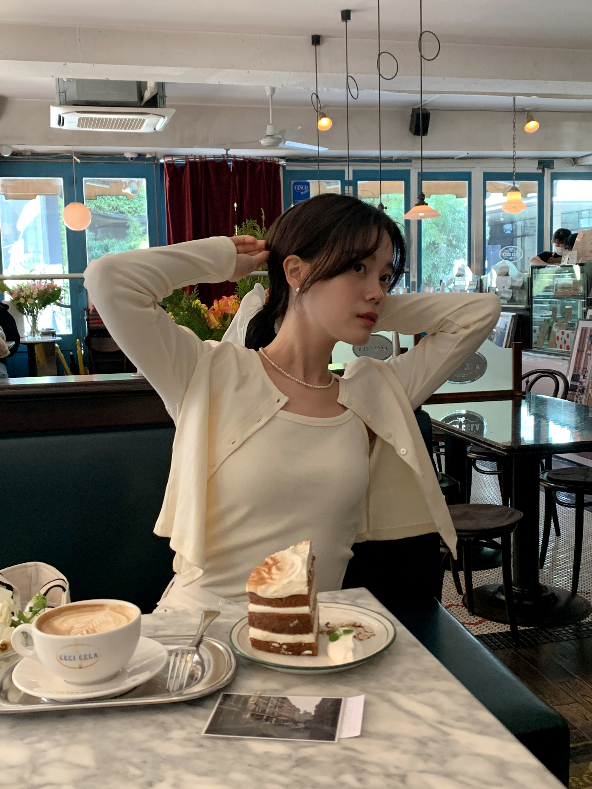3000장 판매!💕URBANE MADE💕 폰드 크롭 가디건 나시세트 (당일 6c) 상세 이미지 42