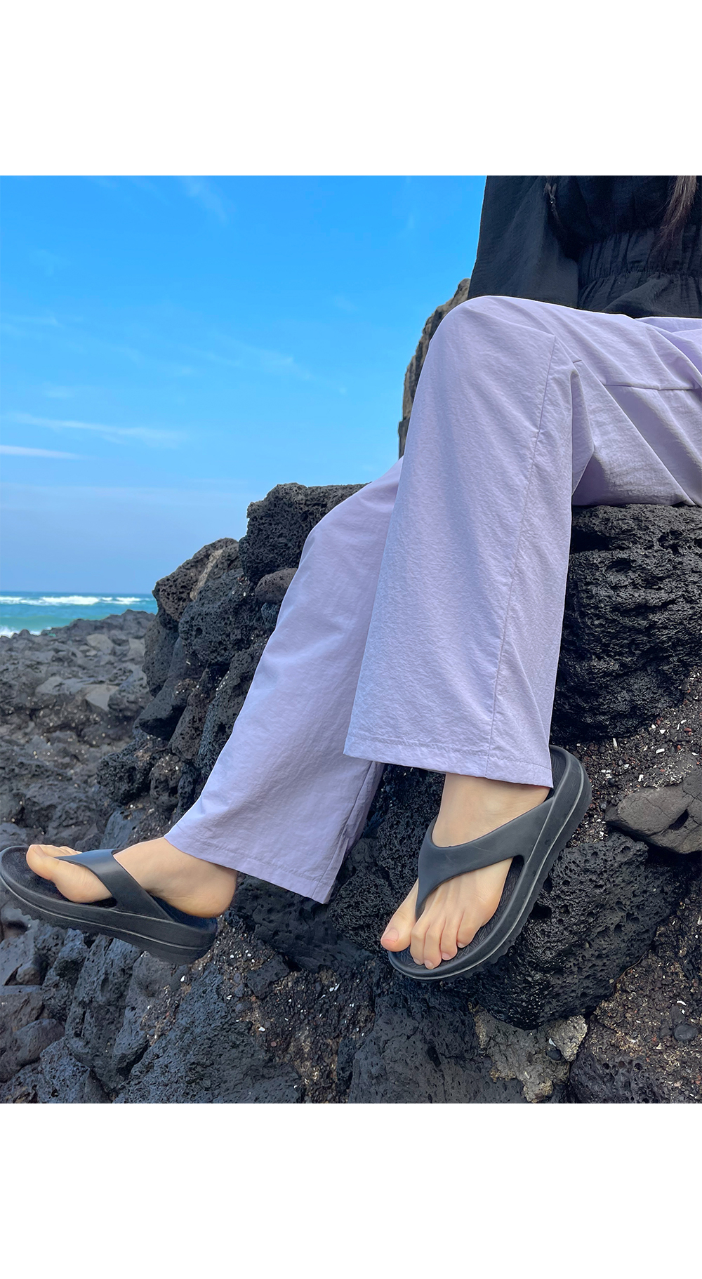 [2천장돌파][MADE] 빅사이즈 S-4XL 데어린 나일론 밴딩 통팬츠 휴양지 룩 상세 이미지 17