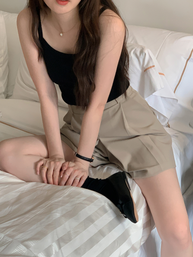 부유방커버나시💕URBANE MADE💕 폰드 슬리브리스 민소매 나시 (6c) /레이어드/이너나시/바캉스룩/휴가룩/휴양지룩 상세 이미지 28