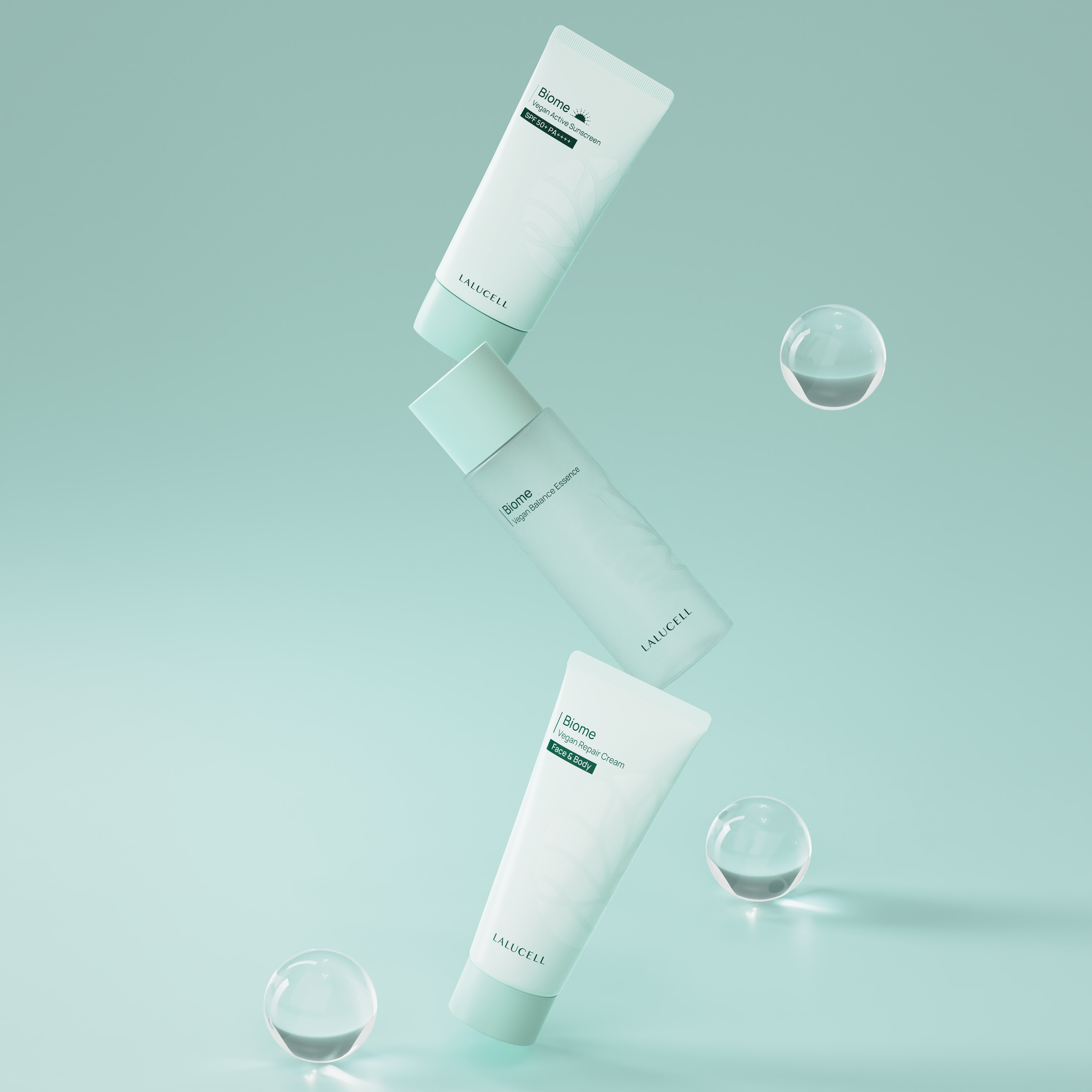 라루셀 마이크로바이옴 3종세트 에센스 150ml+크림 100ml+선크림 50ml 선물포장 - 상세 이미지 4
