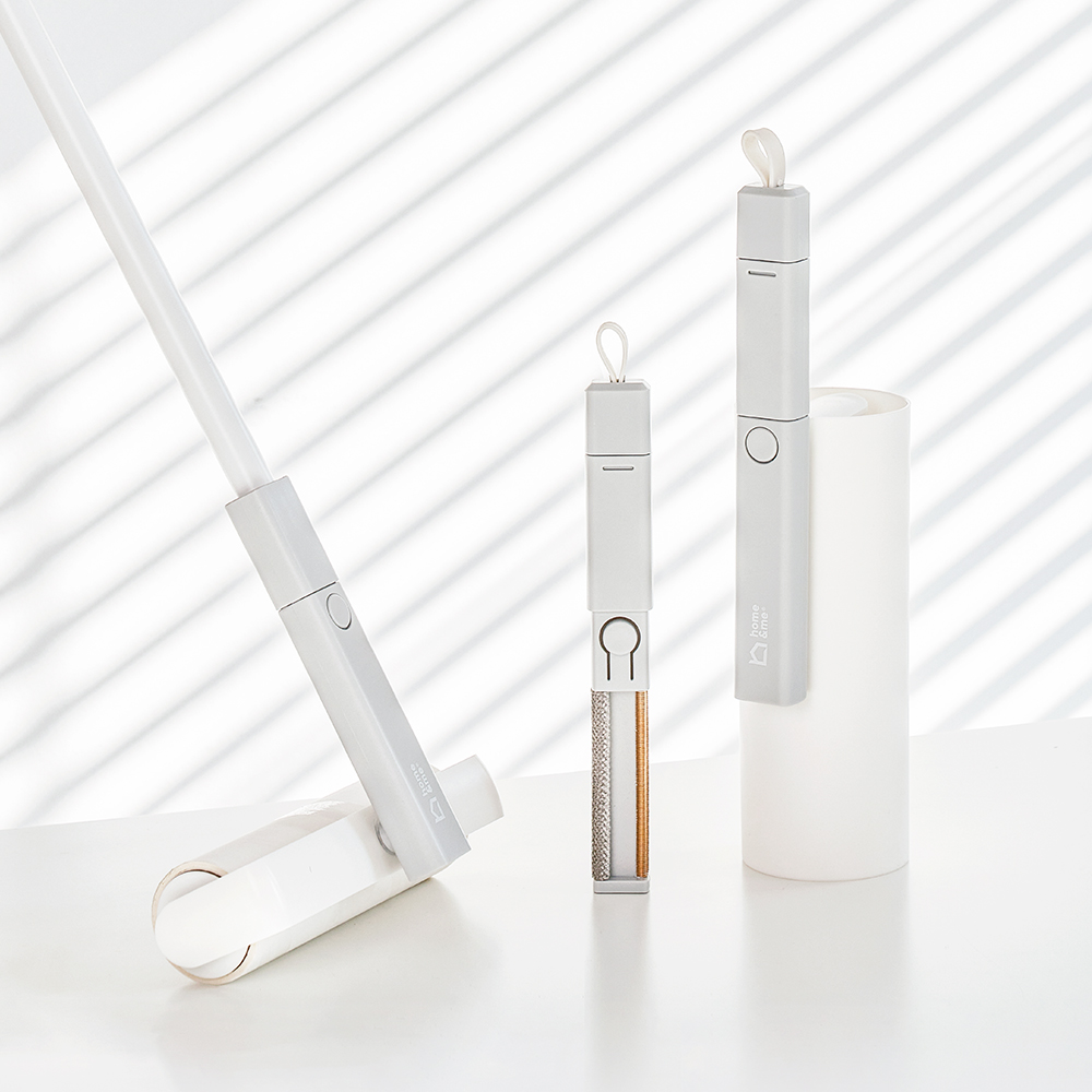 플립 돌돌이 테이프클리너 본체+리필+밀대 세트