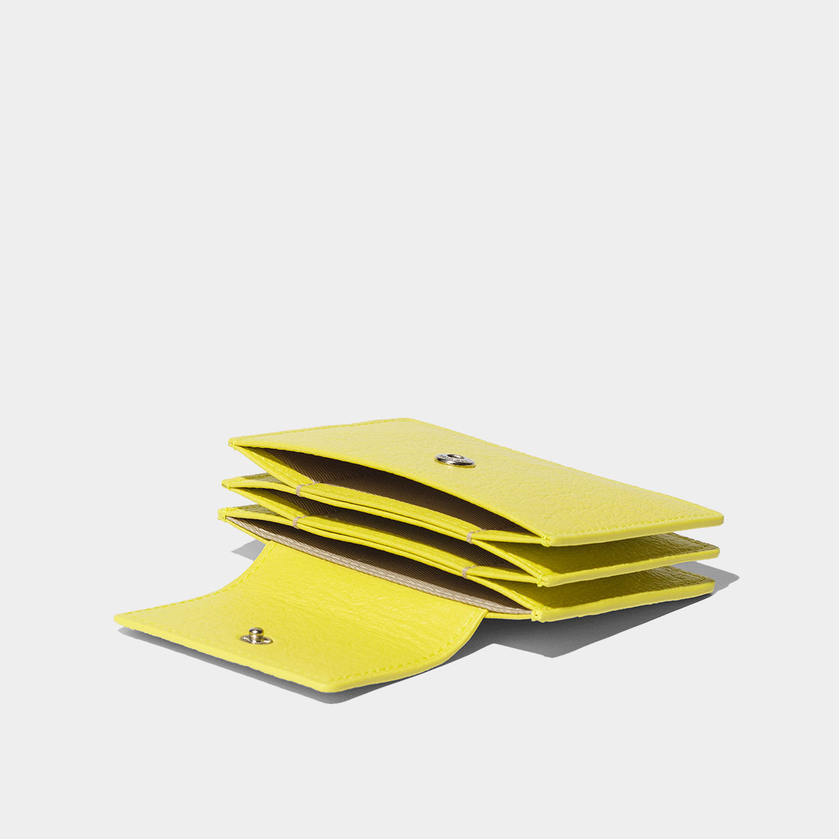 세미 플립 카드지갑 / Sami Flip Card Wallet [Lemon Yellow] - 상세 이미지 4