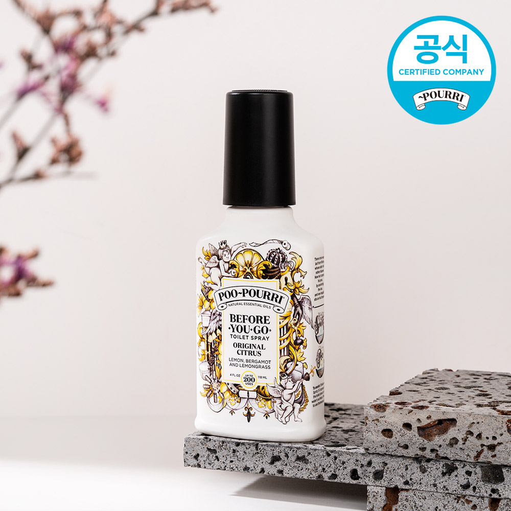 푸푸리 프리미엄 토일렛 퍼퓸 오리지널시트러스, 118ml, 1개 - 상품 이미지