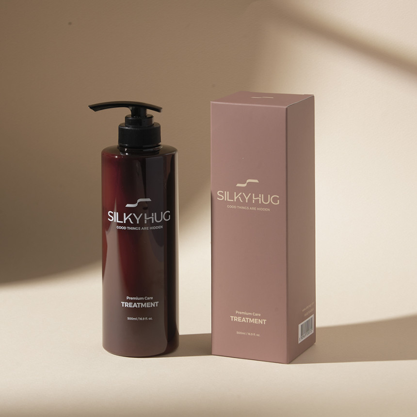 실키허그 단백질 헤어 트리트먼트 500ml 임산부 극손상 탈색모 상한 탄 머리 염색 모발 대용량 미용실 헤어팩 lpp 약산성 사진 4