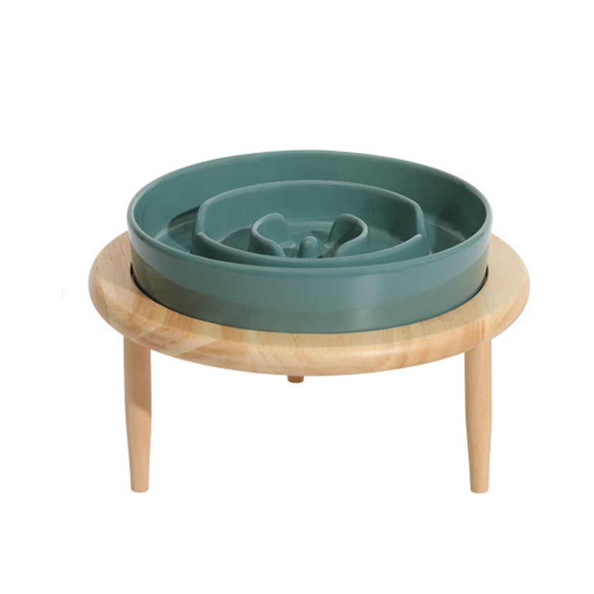 강아지 밥그릇 고양이 밥그릇 슬로우 식기 급체 방지 1구 S