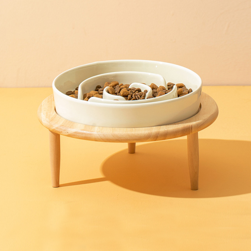 강아지 밥그릇 고양이 밥그릇 슬로우 식기 급체 방지 1구 S