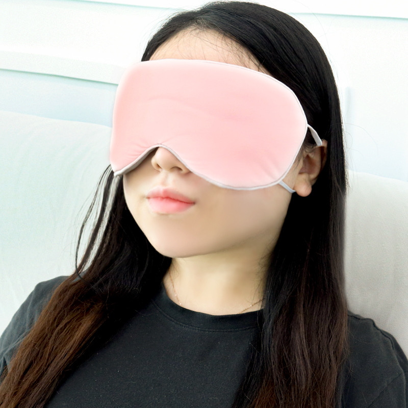 뉴리스 수면안대 온열 실크 안구건조 암막 눈가리개 아이마스크 양면 안대 이미지 7