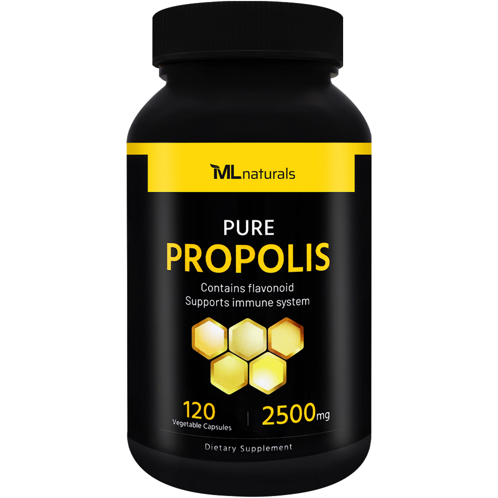 마이라이프내추럴스 퓨어 프로폴리스 2500mg 알약 120캡슐, 1개 - 메인 이미지