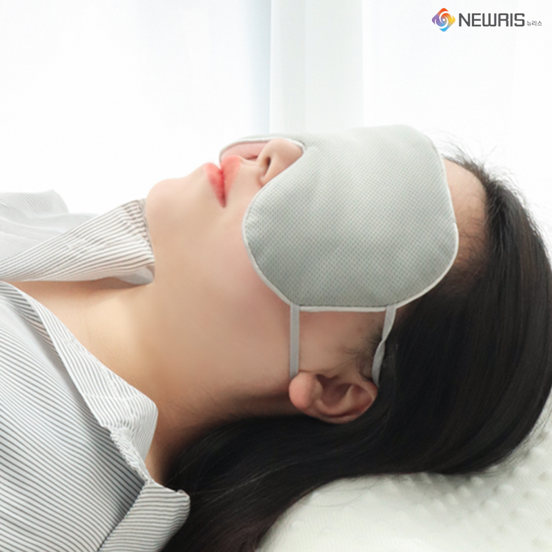 뉴리스 수면안대 온열 실크 안구건조 암막 눈가리개 아이마스크 양면 안대 - 상세 이미지 2