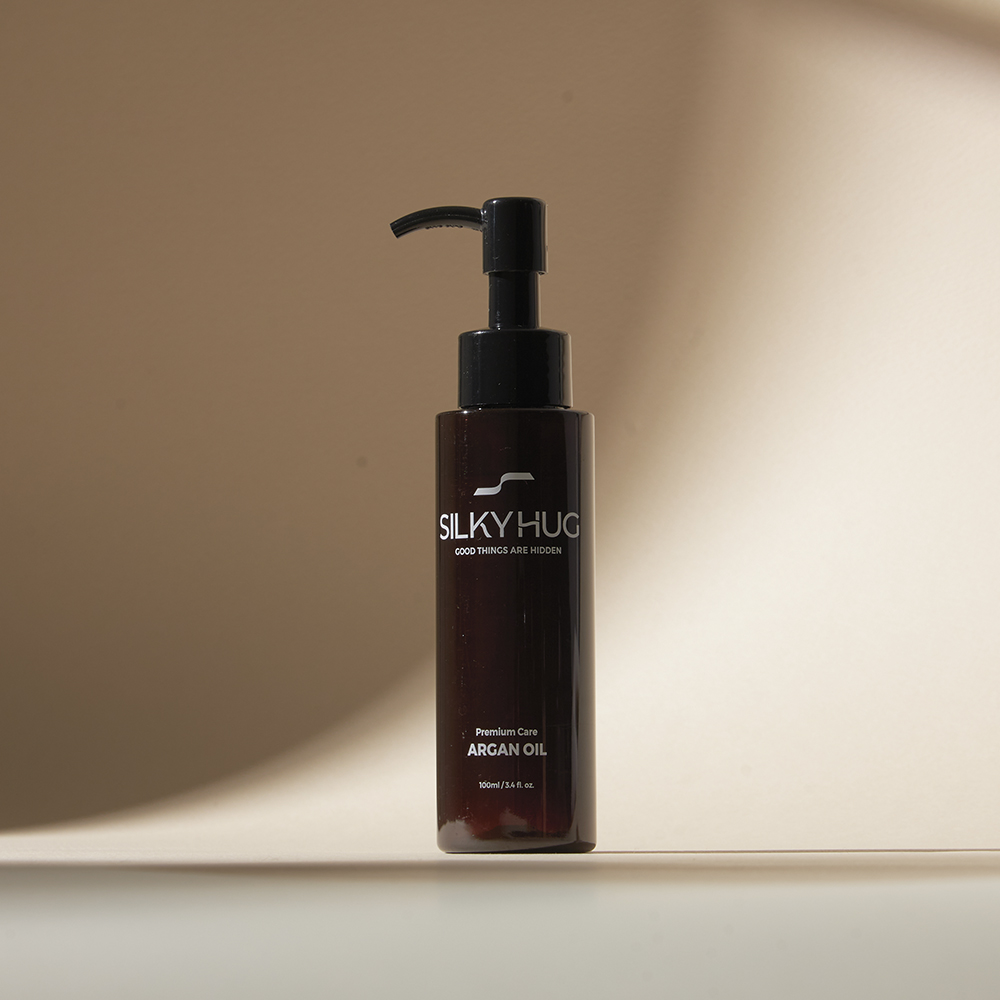 실키허그 고보습 유기농 아르간 오일 헤어 에센스 세럼 100ml 영양 정전기 앰플 여행용용기 구성품 - 상세 이미지 5